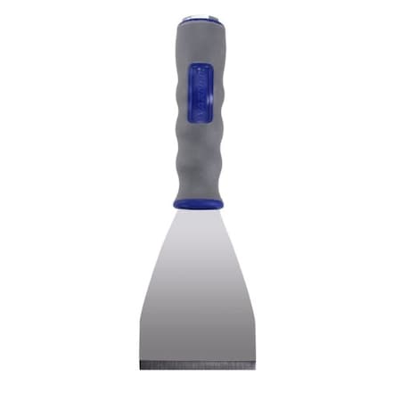 Warner 3" Easy Reach Scraper w/Threaded Handle, Stainless Steel Blade, .060" 398